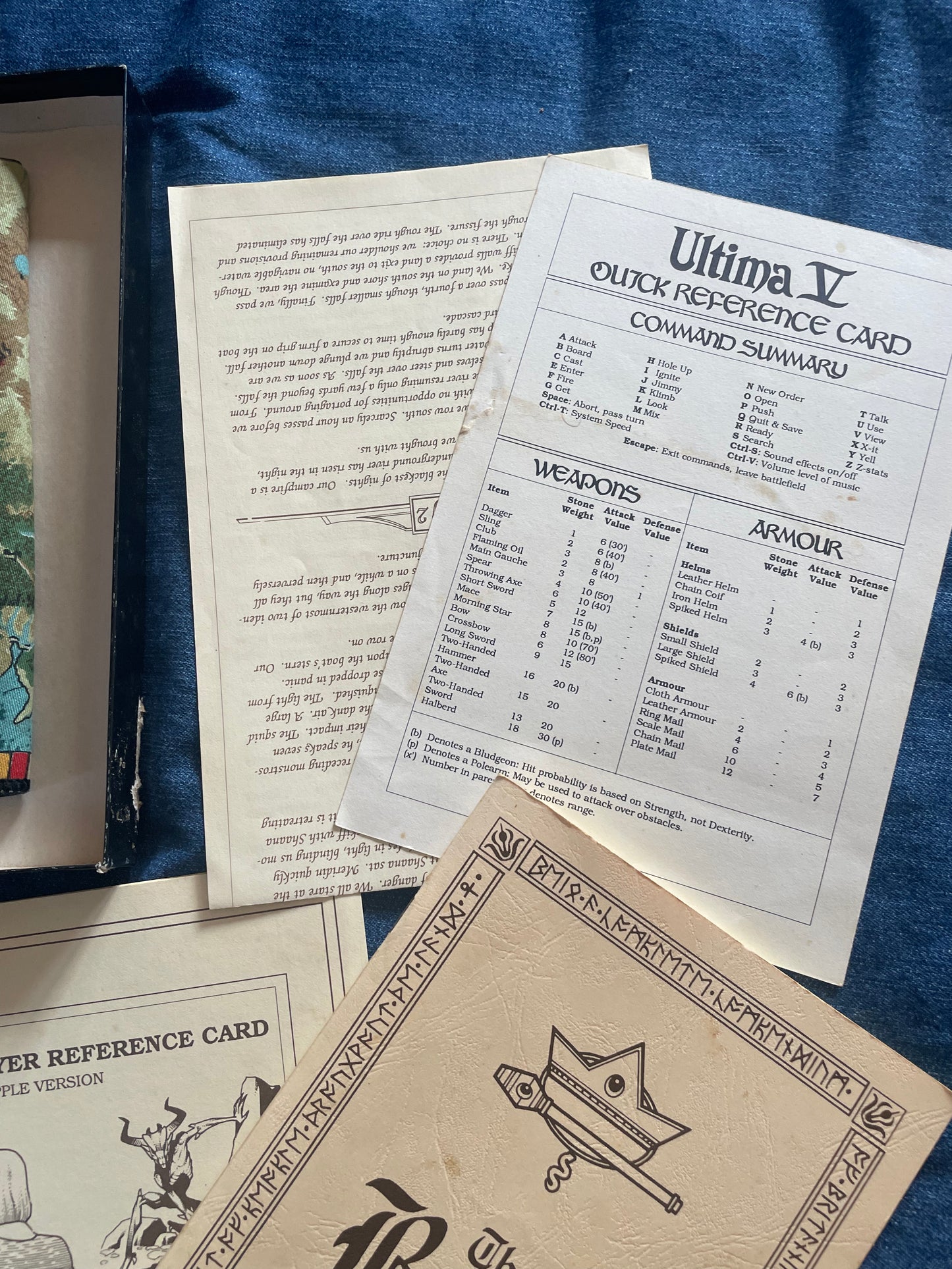 ULTIMA V (Apple II) CIB