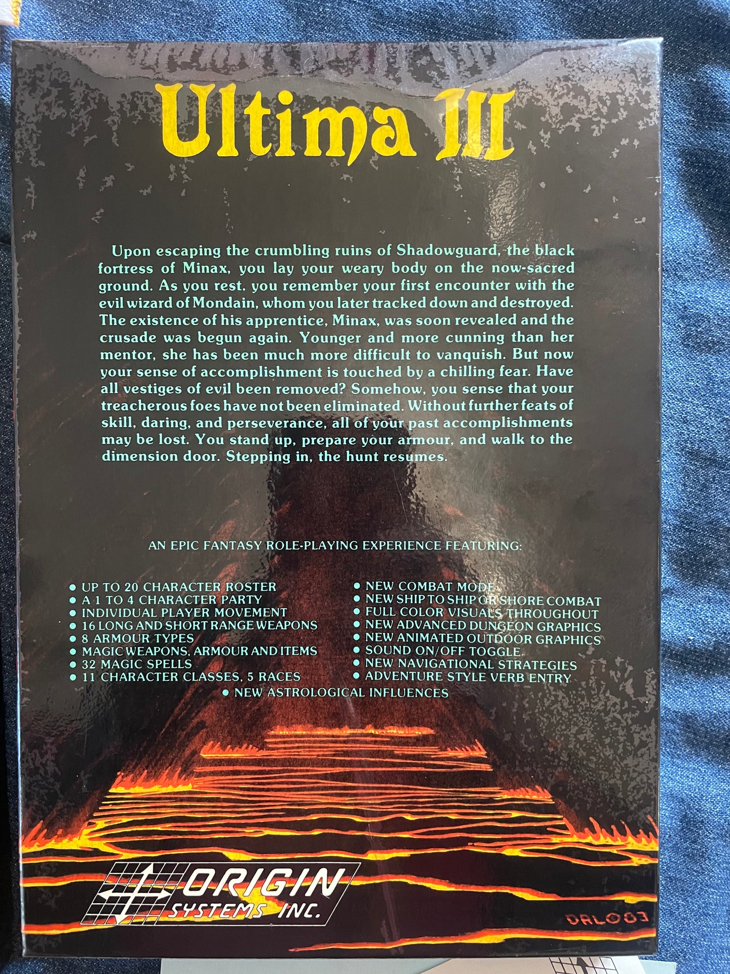 Ultima III Exodus Atari 400/800