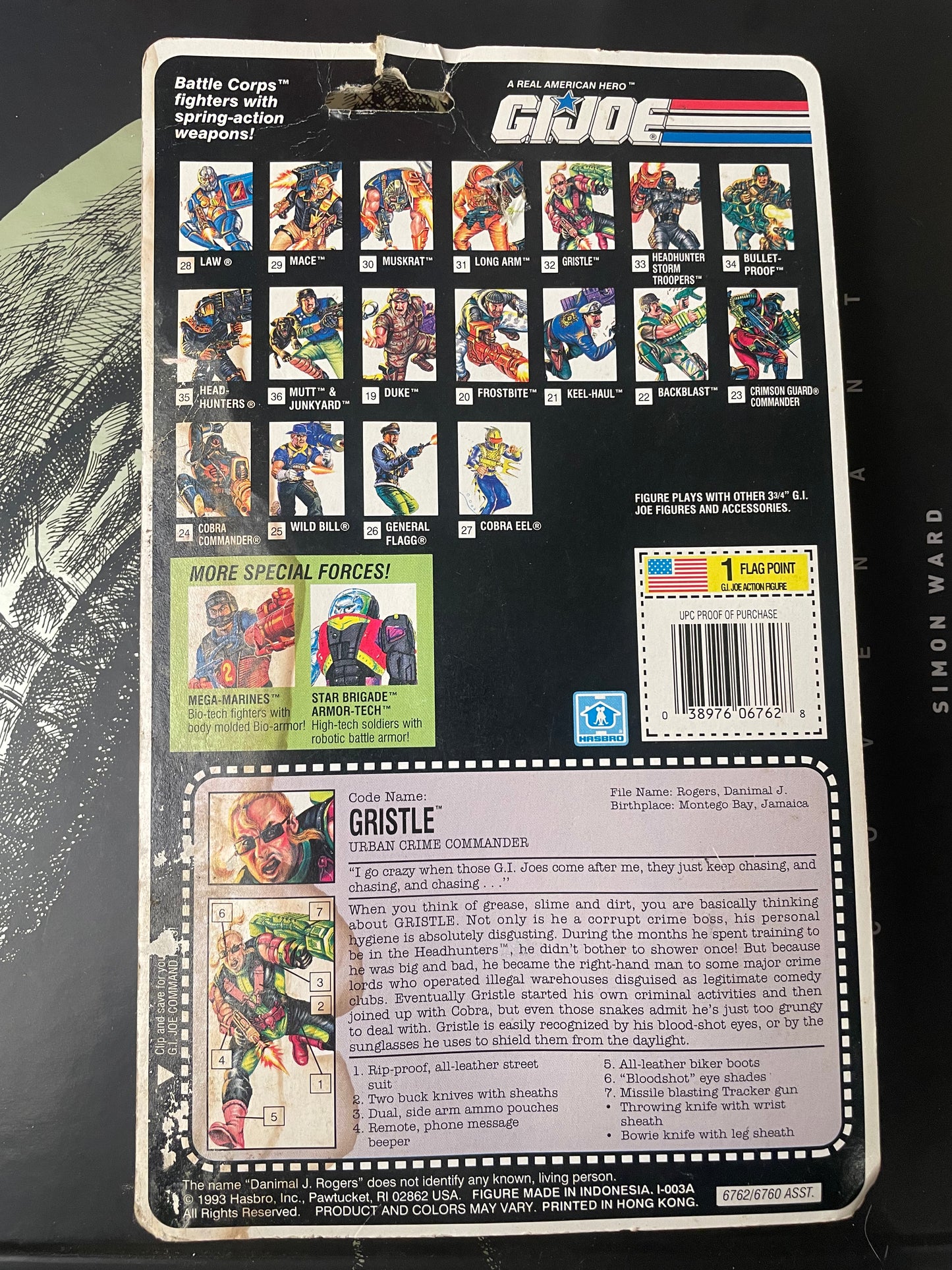 Gristle GI Joe Sealed