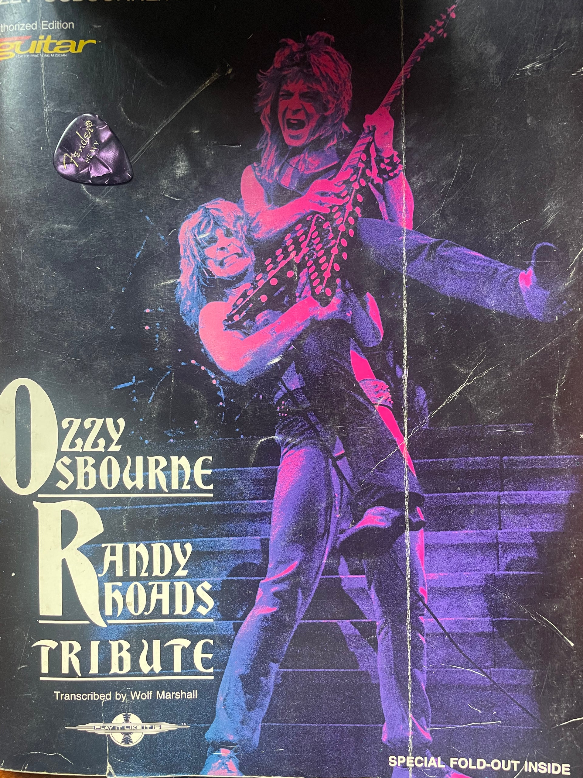 Ozzy Osbourne Randy Rhoads Tribute Guitar Tabs Vintage Ozzy Osbourne Randy Rhoads Tribute Guitar Tabs Vintage